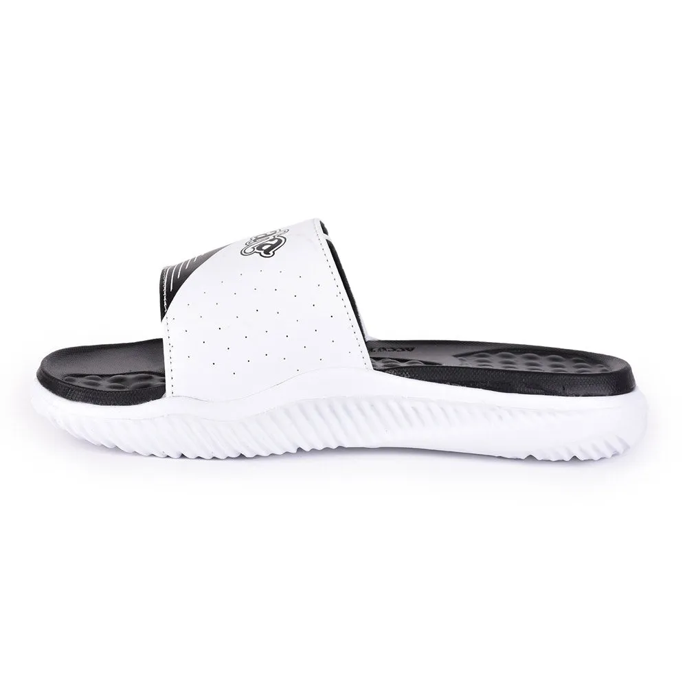 A-HA By Liberty White Slides For Men STAMINA-25