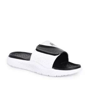 A-HA By Liberty White Slides For Men STAMINA-25