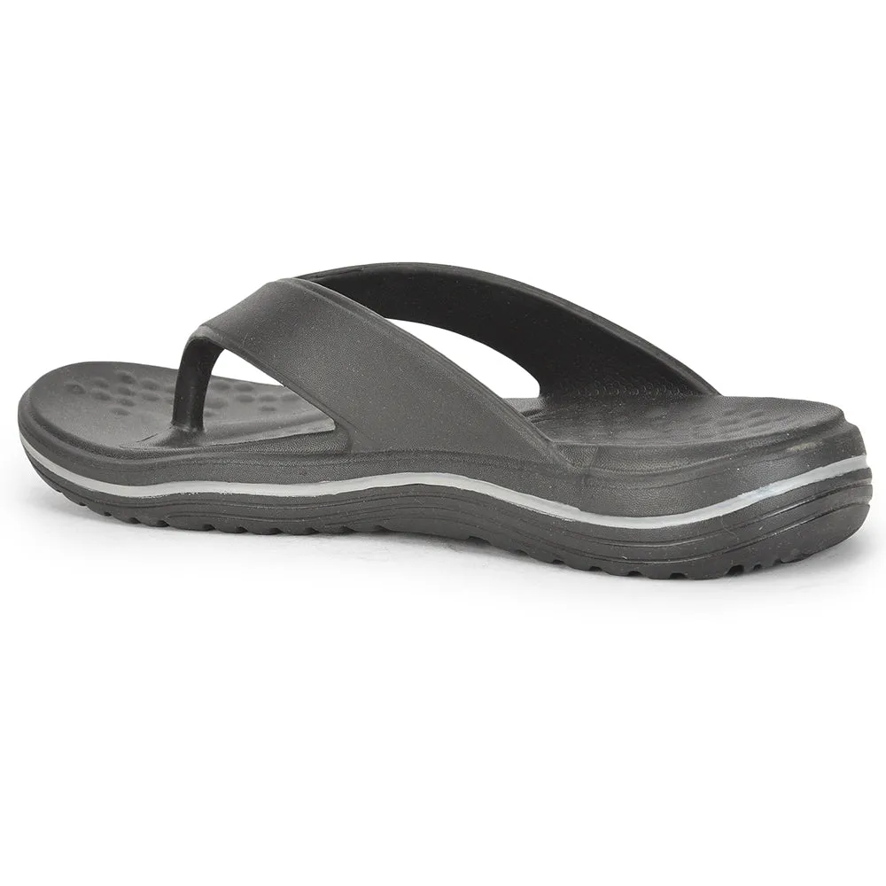 A-HA Casual Black Flip Flop For Men BEACHTIME By Liberty