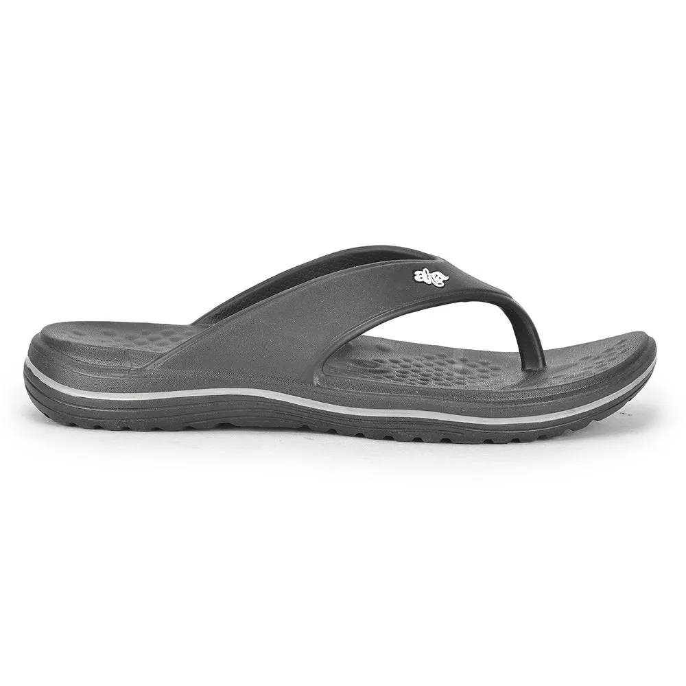 A-HA Casual Black Flip Flop For Men BEACHTIME By Liberty