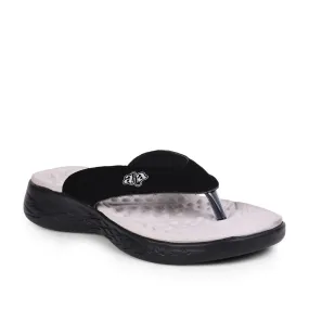 A-HA Casual Black Flip Flop For Men IMPACT-21 By Liberty