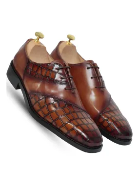 Aristo Croc Lace up Brown