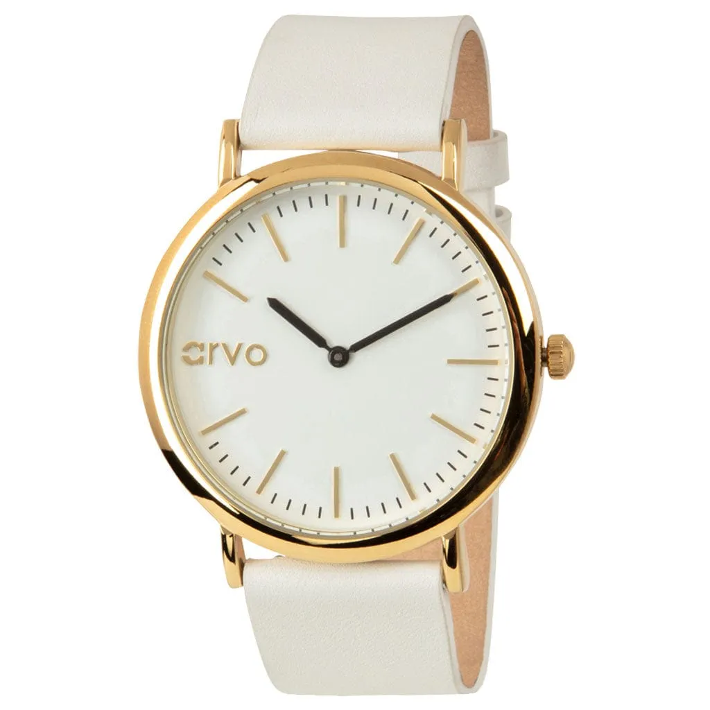 Arvo Unisex Time Sawyer Watch Gold Gift Set