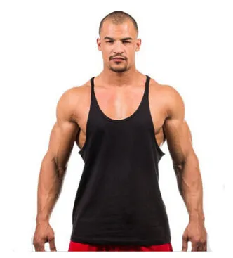 Candy Color Tank Tops Men Summer GYM Fitness Casual Loose Athletic Vests Sleeveless Tanks Tee