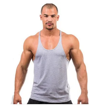 Candy Color Tank Tops Men Summer GYM Fitness Casual Loose Athletic Vests Sleeveless Tanks Tee