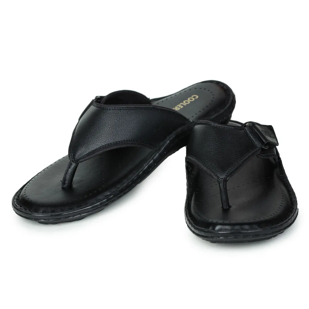 Coolers Casual (Black) Slipper For Men BRL-5 By Liberty