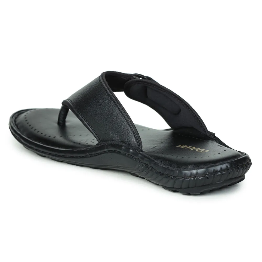 Coolers Casual (Black) Slipper For Men BRL-5 By Liberty