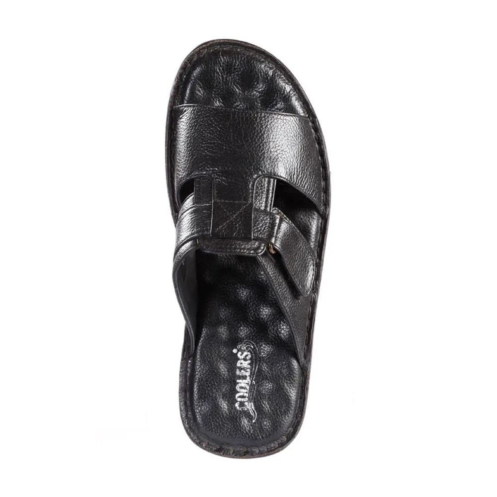 Coolers Casual (Black) Slippers For Men E278-01 By Liberty