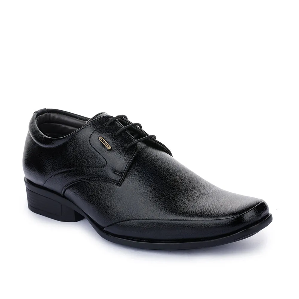 Fortune (Black) Balmoral Shoes For Men SRGE-191 By Liberty