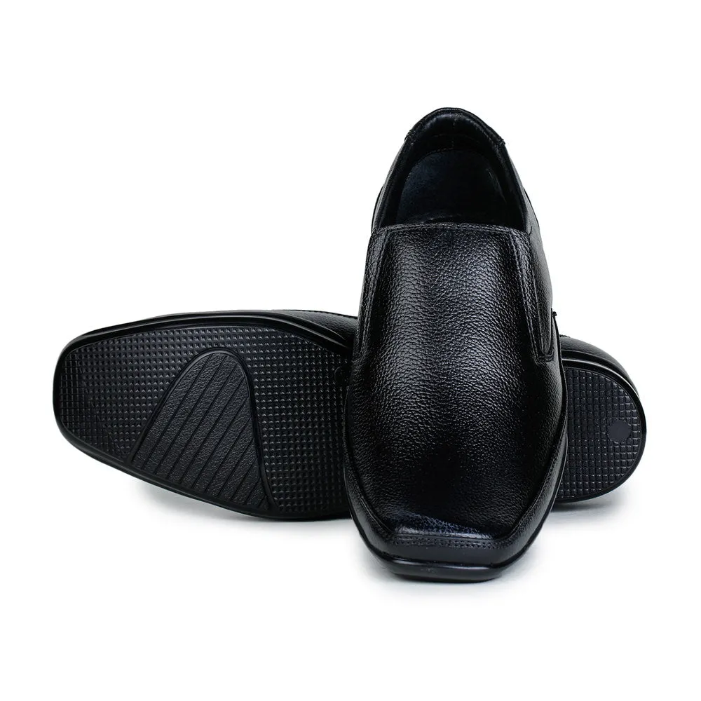 Fortune (Black) Classic Loafer Shoes For Men HOL-18 By Liberty