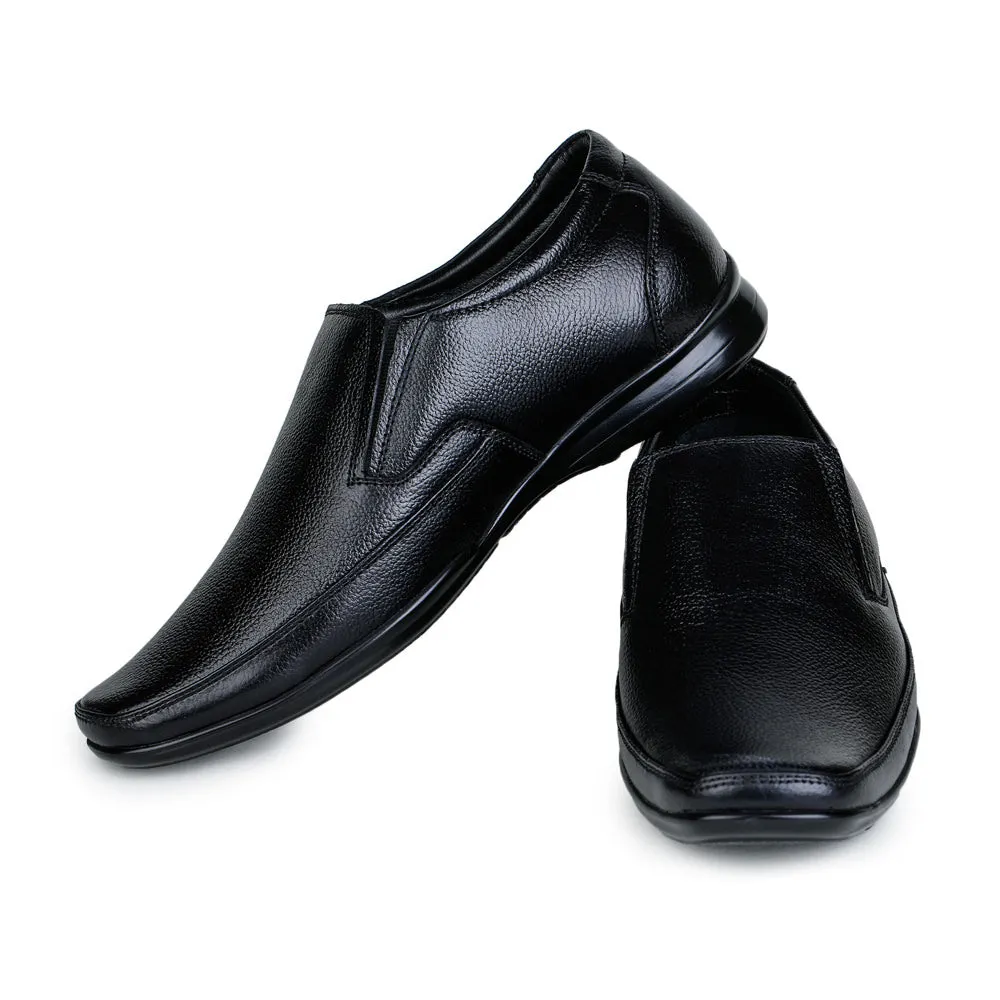 Fortune (Black) Classic Loafer Shoes For Men HOL-18 By Liberty