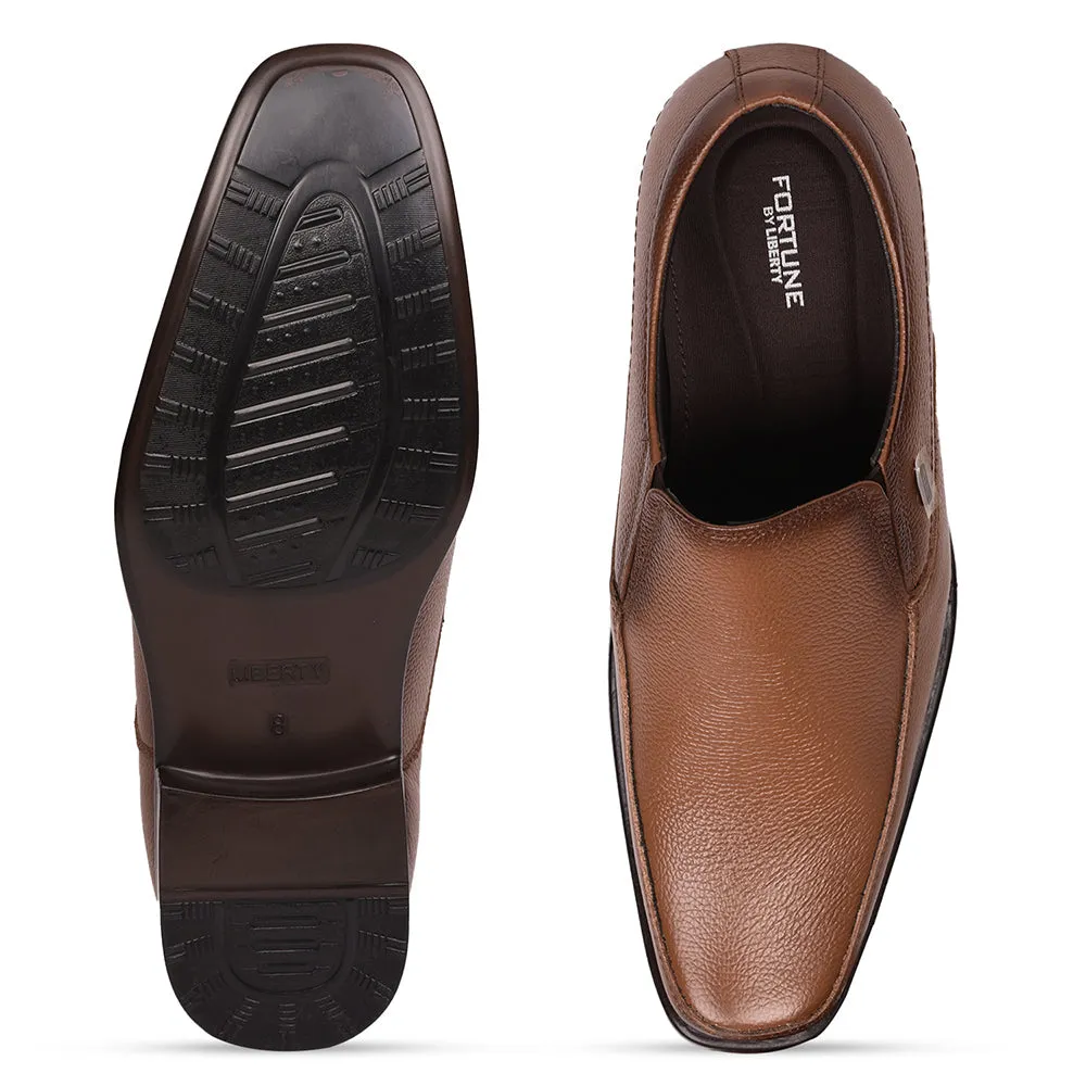 Fortune (Tan) Formal Shoes For Men AGK-310 By Liberty