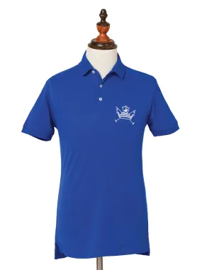 Kings Club Couture Polo Horse Shield Royal Blue Men KCPHS010