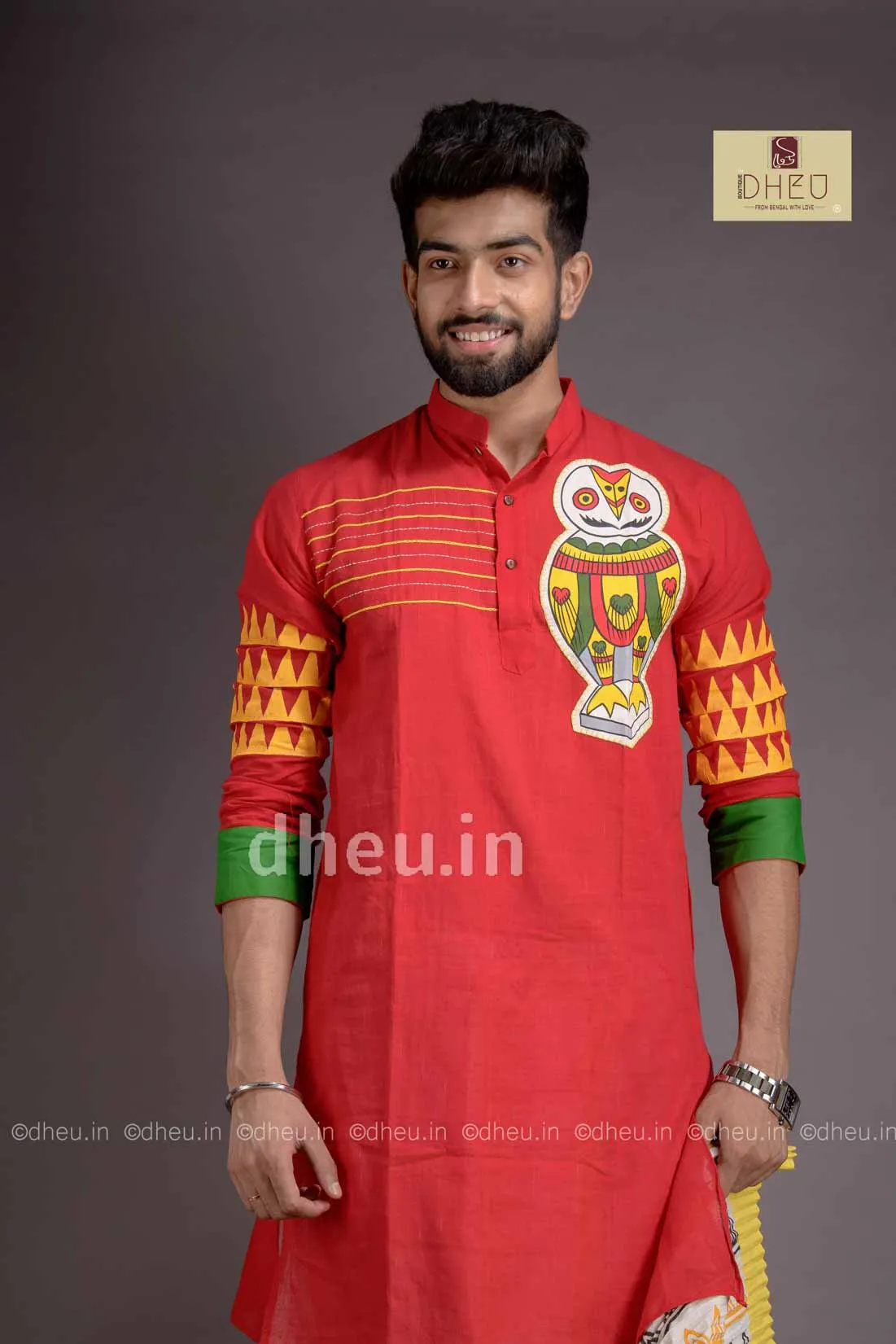 Lakkhi Pecha-Designer  Dhoti(Optional) Kurta Full Set