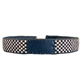 MEN BRACELET MESH NAVY / BONE