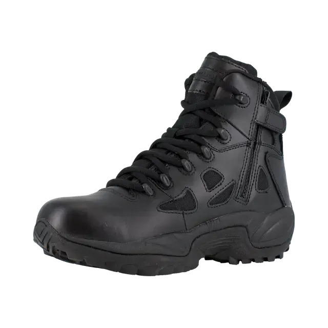 Rapid Response Rb 6 Inch Soft-Toe Side Zip Tactical Stealth Boot Black