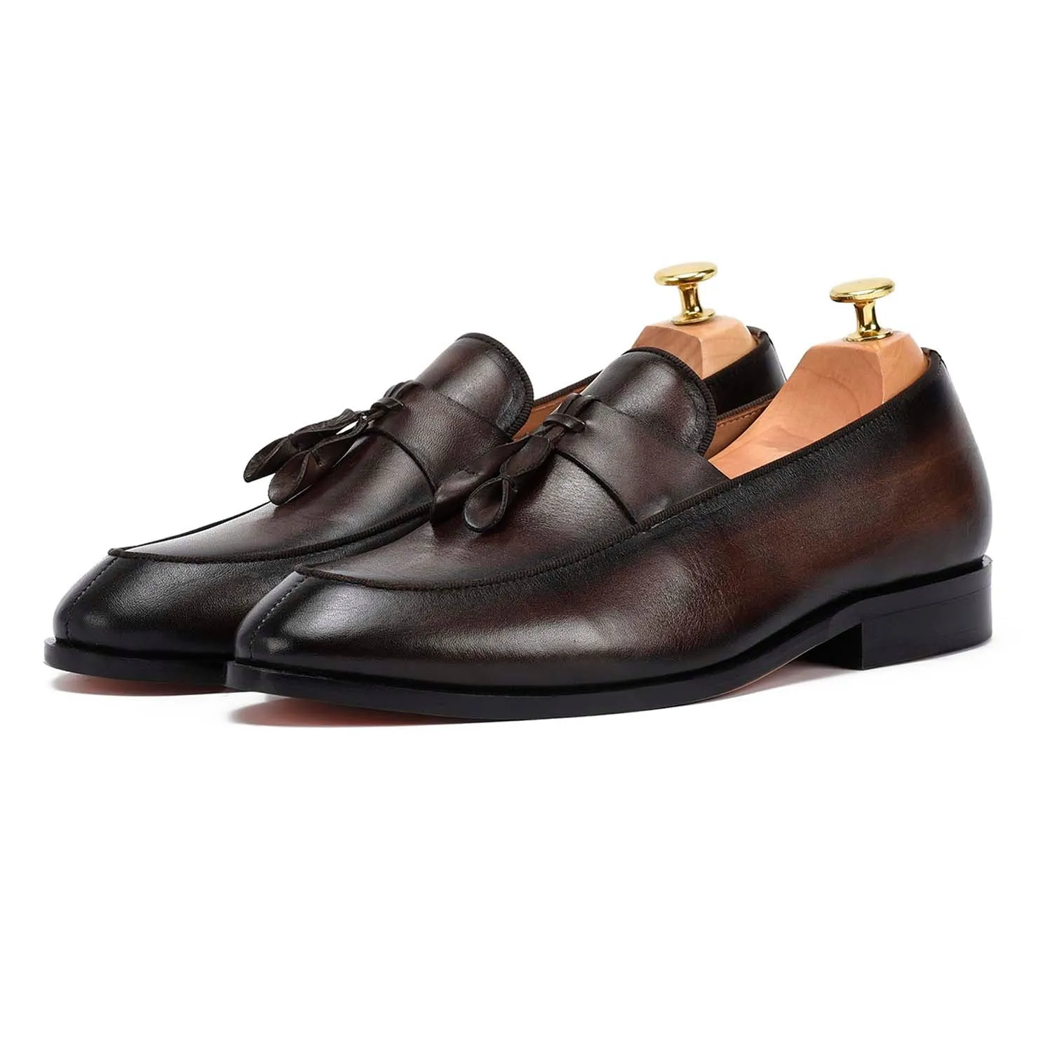 Spanish Tassel Coffee Loafers